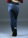 Jeans basic premaman senza cinturino - WB624 487